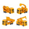 thumbnail image 2 of SUTENGDA Construction Vehicles Playset  Yellow  16 Piece, 2 of 8