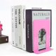 thumbnail image 3 of Book Ends - Decorative Metal Book Ends Heavy Duty Bookends (2 Piecespink), 3 of 5