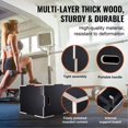 thumbnail image 4 of 3 in 1 Plyo Box 30/24/20 Inch Wooden Platform Jumping Exercise Step Up Box for Home Gym Training Conditioning, 4 of 6