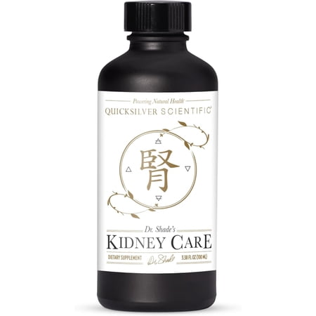 Quicksilver Scientific Kidney Care - Kidney Cleanse & Lymphatic Drainage Supplements - Astragaloside IV Extract, Zhu Ling, Goldenrod, Ferulic Acid, He Shou Wu & Dandelion Leaf (3.38oz / 100ml)