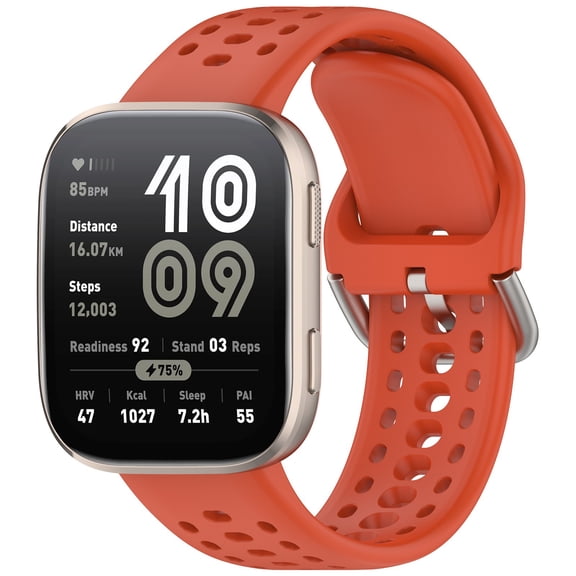 Bip 6 Replacement Silicone Strap Soft Breathable Smartwatch Band Accessory Compatible Watch