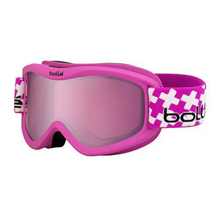 Bolle Volt Plus Snow Goggles - Matte Pink Cross Frame - Vermillon Gun Lens - 21362