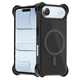 thumbnail image 4 of Mr. Gadgets Funda De Uso Rudo Para iPhone, Diseño Magnetico, Case Transparente De Acrilico Epoxi, Tecnología Ultra Bounce, Anti-caídas Compatible Con iPhone Air Color Negro, 4 of 7