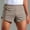 Khaki, variant on WIZUTIZ Mens Shorts, Men Solid Fashion Pockets Sports Elastic Mid-waist Lace-up Middle Waist Shorts Sale