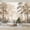 Color 2, variant on Wallpaper Minimalist Woodland Scene Muted Earth Tones Tall Trees Peel and Stick Wall Murals 69"H x 96"W Removable PVC Wall Paper Self-Adhesive Wall Paintings Art Decor for Bedroom Living Room