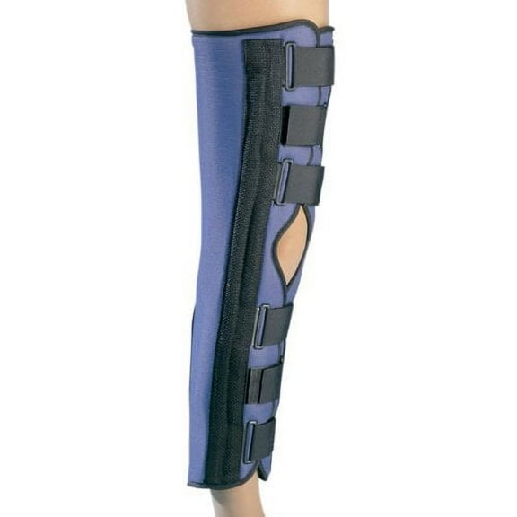 PROCARE Knee Immobilizer Medium Hook and Loop Closure 20 Inch Length Left or Right Knee - 1 Count