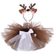thumbnail image 1 of Cartoon bambi photographytutu skirt christmas fluffy brown deer girls tutu skirt baby christmas halloween cosplay costumes zhangyuxiang LED, 1 of 2