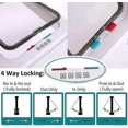 thumbnail image 2 of Cat Door Flap XLarge(Outer Size 11' x 9.8'), 4Way Locking Cat Flap for Interior Exterior Doors, 2 of 5