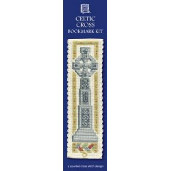 Textile Heritage Celtic Cross Counted Cross Stitch Bookmark Kit