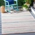 thumbnail image 2 of SAFAVIEH Cabana Noelle Indoor/Outdoor Area Rug, Red/Aqua/Ivory, 5' x 8', 2 of 11