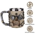 thumbnail image 3 of 1 Pc Creative Beer Bar Mug with Handle Skull Shape Drinking Cup, 3 of 3