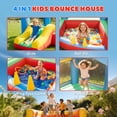 thumbnail image 4 of Qaba Bouncy Castle for Kids with Slide, Ball Pit and Ring Toss Game, Blower, 4 of 10