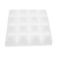 thumbnail image 2 of Paneles de pared con cuña de aislamiento acústico de espuma acústica para piezas de equipos de audio Blanco, 2 of 9