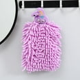 thumbnail image 1 of XYAIYT Super Absorbent Hand Towel for Bathroom Kitchen,Non Shedding Soft Fabric,Easy Hanging Design,Perfect for Drying Hands and Cleaning Surfaces Purple, 1 of 6