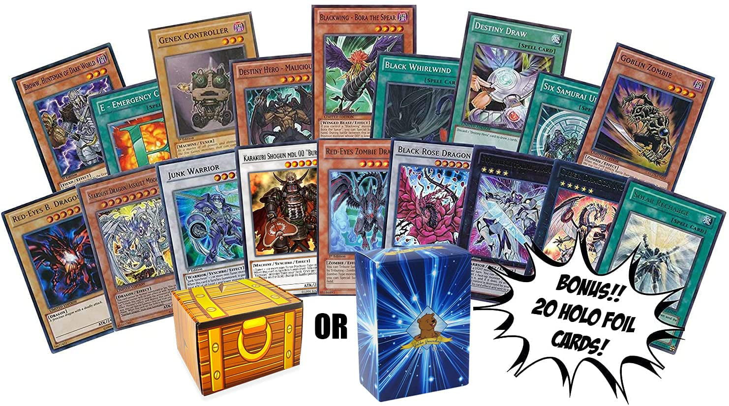 Guaranteed Holos & Retro with lots of Bonuses! Yugioh Cards Collection Lot 