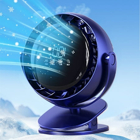 

YMUQEIGH Clearance Portable Recirculating Fan USB Chargeable Chiller With 4-Speed With LED Lights For Home Office Bedroom