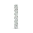 thumbnail image 3 of ANGARA Natural Diamond Eternity Ring for Women, Girls in 14K White Gold, Ring Size- 5.5 (Color-HSI2, Size: 2.1mm) April Birthstone Jewelry Gift for Her Birthday, Engagement, Wedding, Anniversary, 3 of 10