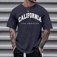 thumbnail image 2 of Male Summer Beach Little Tree Print T-Shirt Short Sleeve O-Neck Tops - Polyester, Casual/Travel/Daily - Lightweight, Wicking Comfort, 2 of 4