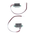 thumbnail image 3 of Mini Voltímetro Digital, Medidor De Prueba De Voltaje, 2 Uds., Protección De Conexión Inversa De Alta Precisión Para Bricolaje ANGGREK DC LED Digital Voltmeter, 3 of 8