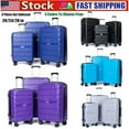 thumbnail image 1 of Spinner Suitcase Hardshell Luggage Sets 3 Pcs with TSA Lock Lightweight, 20in24in28in, 1 of 8