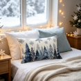 thumbnail image 7 of Tyidzon Christmas Pillow Covers Christmas Tree Design Throw Case, 12x19in Soft Couch Cushion Covers for Sofa Bed, Holiday Party Decor, 7 of 7