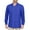 Royal Blue, variant on J. METHOD Men's Long Sleeve Cuban Guayabera Shirt Short Sleeve Button Down Classic Embroidered 4 Pockets Casual Top NEMT118 Black S