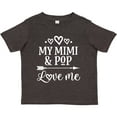 thumbnail image 3 of Inktastic Mimi and Pop Love Me Granddaughter Valentine Girls Toddler T-Shirt, 3 of 5