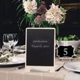 thumbnail image 4 of SENSETH 3Pcs Cedarwood Standing Memo boards Wooden Writing Boards (Black), 4 of 9