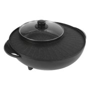 Circular Edition Hotpot Grill Combo Indoor BBQ Barbecue Shops Electric Hot Pot