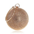 thumbnail image 2 of Tngan Ball Shape Clutch Purse Party Handbag Rhinestone Ring Handle Evening Bag Golden B, 2 of 4