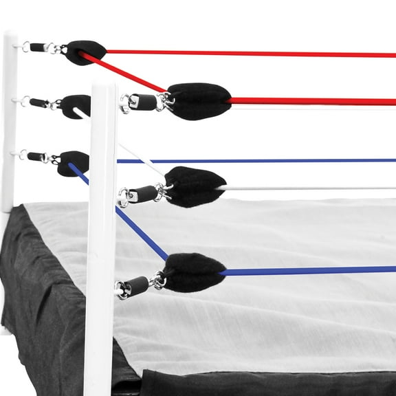 Red, White & Blue Ring Ropes for LARGE Wrestling Action Figure Rings by Figures Toy Company
