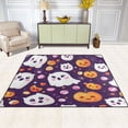 thumbnail image 3 of Non-Slip Area Rug 80x58in Indoor Washable Floor Mats Carpet Printed for Living Room, Bedroom, Home Decor Cute Ghost Pattern, 3 of 7