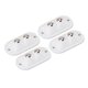 thumbnail image 5 of 12 Uds Mini Ruedas Giratorias Rotación de 360 ​​grados Autoadhesivas Polea Adhesiva de Movimiento Silencioso para Muebles de Electrodomésticos de Cocina Anggrek Otros, 5 of 8