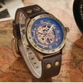 thumbnail image 1 of Reloj mecánico de moda para hombre, reloj retro hueco, reloj mecánico automático, 1 of 6