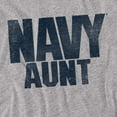 thumbnail image 2 of Navy T-Shirt Aunt Unisex Graphic Tee For Men & Women, 2 of 7