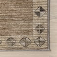 thumbnail image 5 of Rugs USA Fennel Diamond Machine Washable Area Rug, 5' 3" x 8', Fennel Light Brown, 5 of 7