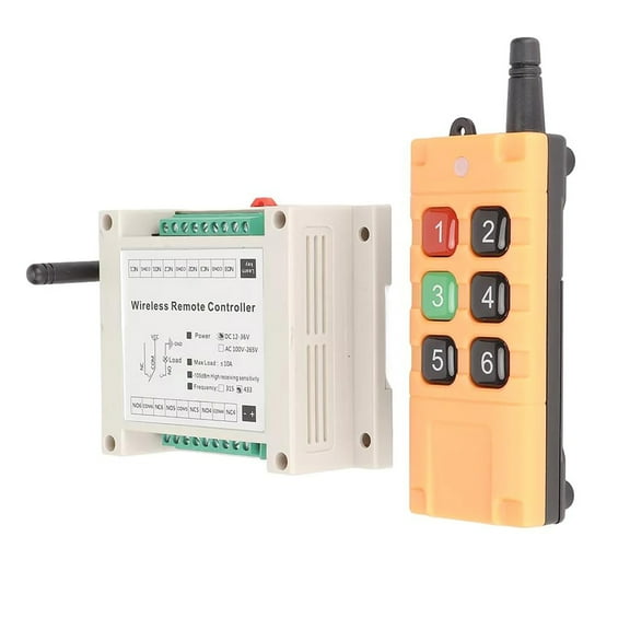 Wireless Remote Control RF Switch 433mhz DC 12-36V 6CH 6 Channel 10A Relay Receiver TAPDRA Spare Part