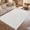 White, variant on 5' x 7' Geometric Pink Area Rug Washable, Durable Non-Slip Indoor Carpet with Soft High-Low Pile, Fluffy Floor Rugs for Living Room, Bedroom, Home Office Décor