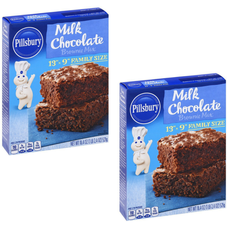 Pillsbury Milk Chocolate Brownie Mix 18.4oz Pack of 2