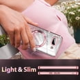 thumbnail image 6 of Casetego For Google Pixel 9A Case,Compatible with MagSafe,Clear Magnetic Glitter Gradient Sparkle Luxury Plated Soft TPU Bumper Full Camera Lens Protector,Rose Gold, 6 of 7