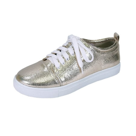 

FUZZY Anita Women s Wide Width Comfort Lace-up Sneakers