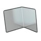 thumbnail image 5 of Protector de grasa, protector de acero inoxidable antiadherente, protector de aceite, protector plegable para 80 cm x 40 cm, 5 of 9