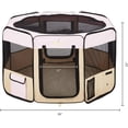 thumbnail image 4 of Zampa Parc pour Animaux Portable et Pliable, Enclos d'Exercice + Étui de Transport pour Grands Chiens, Petits Chiots/chats / Usage Intérieur/extérieur / Résistant à l'Eau, 4 of 6