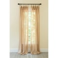 thumbnail image 3 of La Rosa Metallic Semi Sheer Rod Pocket Single Curtain Panel, 3 of 5