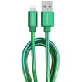 thumbnail image 1 of Liquipel Powertek Cable Cargador Para Iphone De 6 Pies, Adaptador De Cable Lightning A Usb De Carga Rápida, Compatible Con Ipad, Certificado Mfi, Brillo Metálico (Verde), 1 of 5