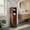 Rustic Brown, variant on Demi Bonn Slim Bathroom Corner Cabinet, 1 Door Adjustable Shelves, Fall Guard, Black