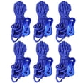 thumbnail image 1 of 3mm 13ft Tent Cord Tensioner Set Reflective Rope with Adjuster Camping Canopy Tent Guyline, 1 of 7