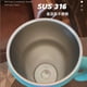 thumbnail image 4 of Taza térmica para café, taza térmica para coche, 860 ml, a prueba de fugas, taza térmica de viaje para té, agua, café, acero inoxidable doble, 4 of 5