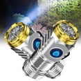 thumbnail image 1 of LAICAIW Three-Eyed Monster Mini Flash Super Power Flashlight,Thumb Flashlight,Led Mini Flashlight 1600 high Lumens Rechargeable,5modes Long Beam Spotlight Pocket EDC Flashlight for Hiking,Camping (S, 1 of 7