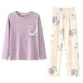 thumbnail image 1 of Pajamas de Navidad para Mujer Manga Larga Pajamas de Navidad para Padres E Hijos con Poliéster Suave, Manga Larga de Color Sólido para el Invierno, 1 of 3